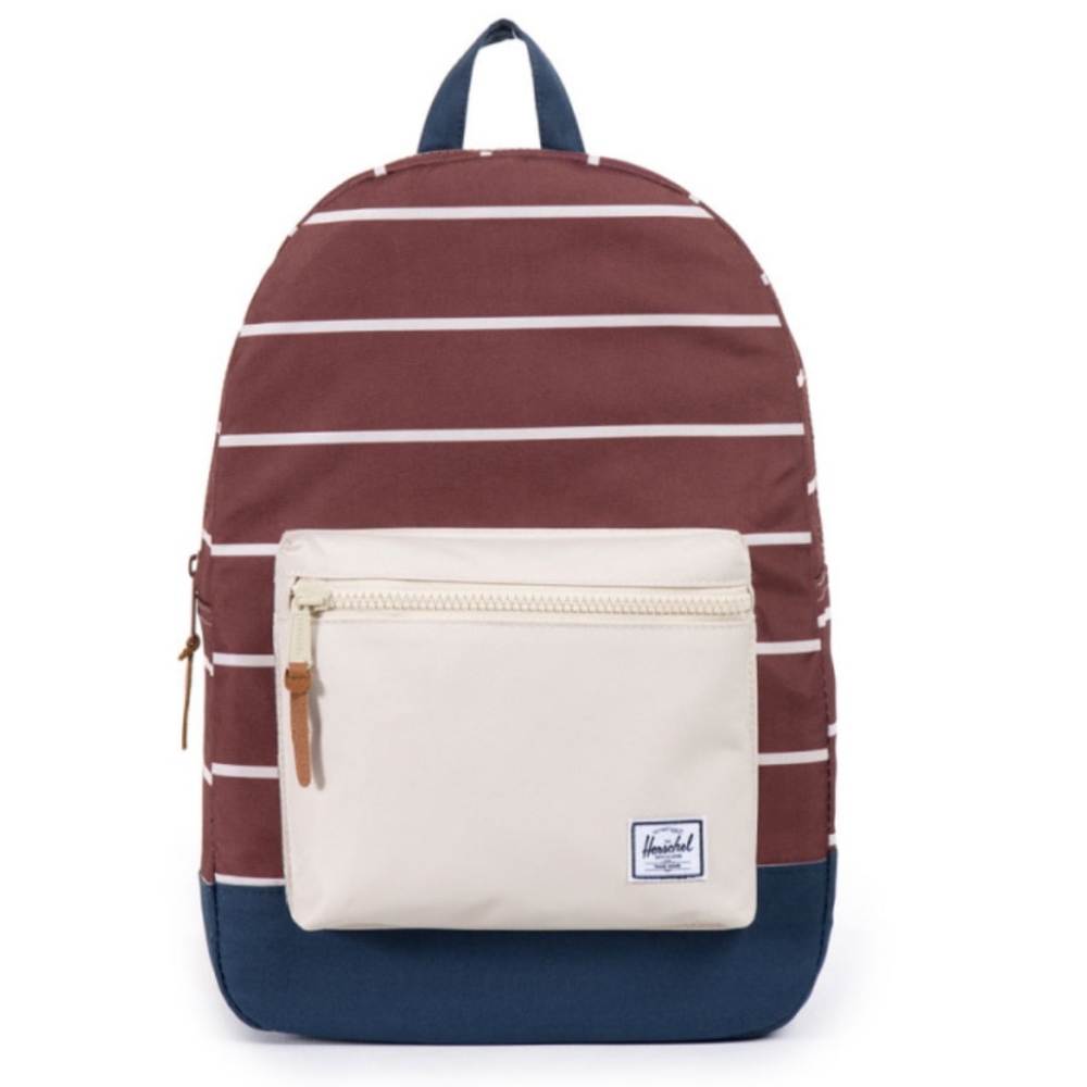 Herschel Backpack-RUST STRIPE/BONE/NA